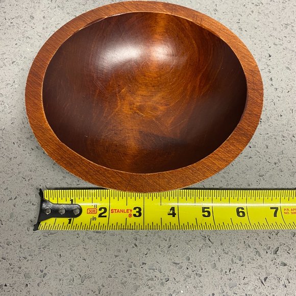 Vintage Baribocraft Wooden Bowls Set of 3 - Picture 8 of 9